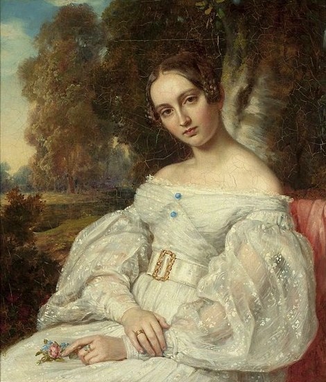 Olga Naryshkin, nee Potocka, 1830s
