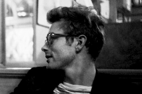   James Dean photographed by Dennis Stock, 1955. 