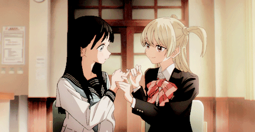 hanae-ichihara:“Well...there’s no school tomorrow, since it’s Saturday, right?”