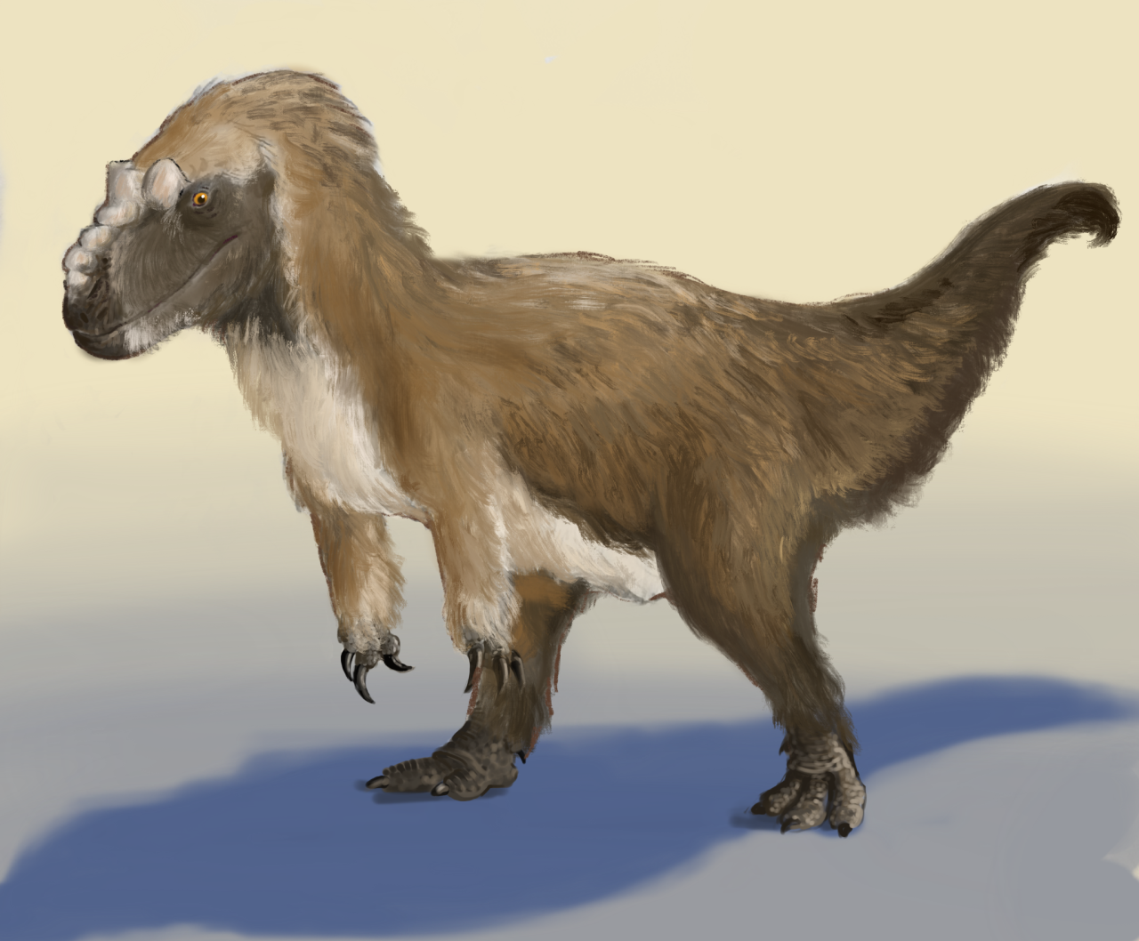 The Paleo Page - Deinocheirus then and now by Mario Lanzas