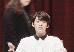 pandreos:  gongchan being cute 