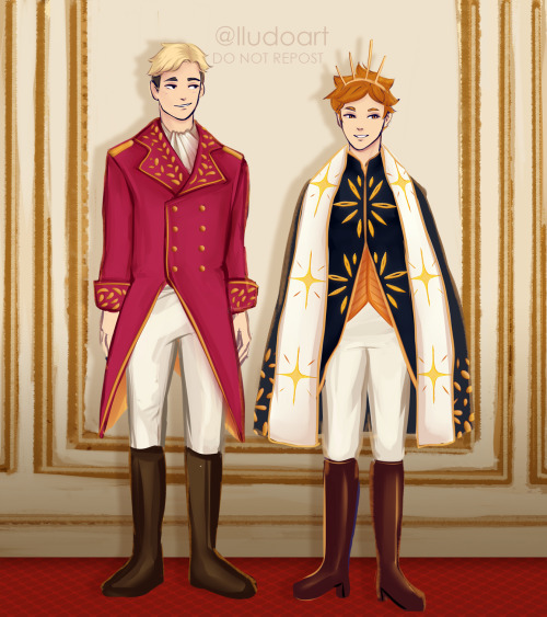 atsuhinaweek day 4 - royalty au