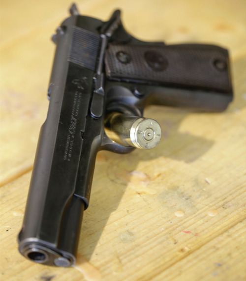 Today a man named Art walked into the shop carrying this 1964 @coltfirearms government 1911 series 7