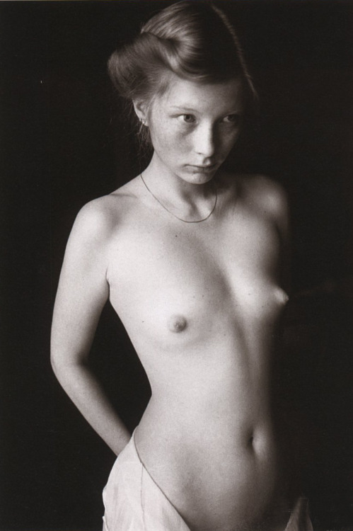 my-secret-eye:David Hamilton Young model with very distinct puffy nipples.