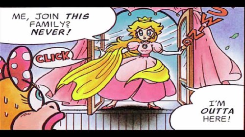 princess-peachie: Badass Peach in official Nintendo comics~