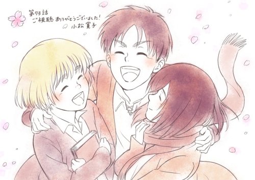 SnK Season 4 Episode 14 Ending Illustration by Komatsu HirokoThe ending illustration for Shingeki no