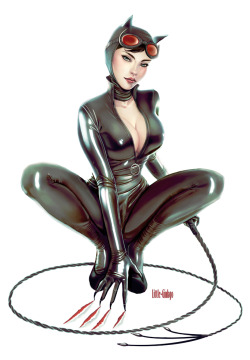 xombiedirge:  Catwoman by Little Ginkgo