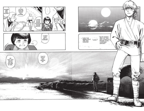 maurice-dandi:Star Wars Manga by Hisao TamakiLuke didn’t want to join the Academy just because Tatoo