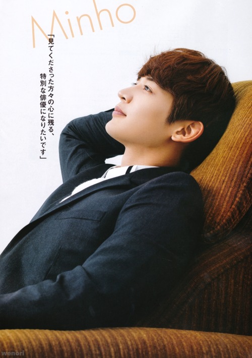 shineetown:  140722 Minho - ‘Haru Hana’ Japanese Magazine Vol. 025 Source: wenori 2 