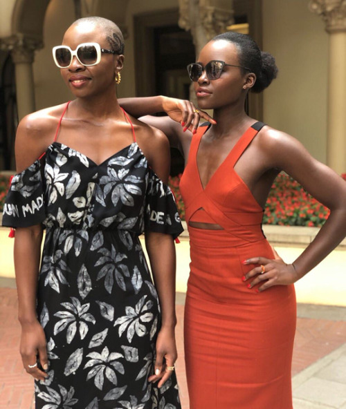 accras:Danai & Lupita in South Africa