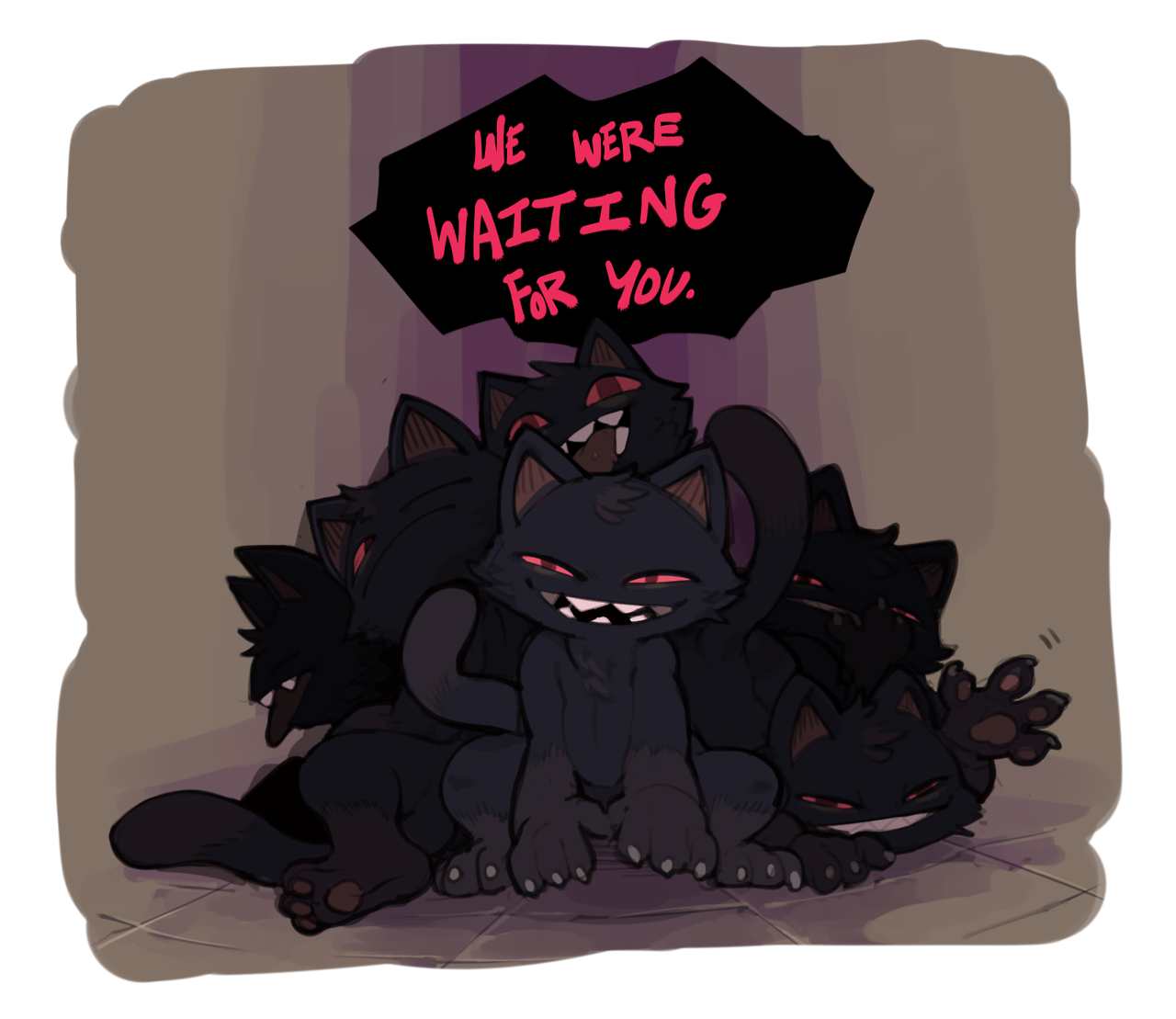 mangneto:Bad luck and misfortune awaits you (in the form of a bunch of cats)