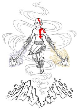 gamefreaksnz:  THE LAST WARBENDER (LINEART) by Punksthetic Art Artist: Redbubble | Website | Facebook