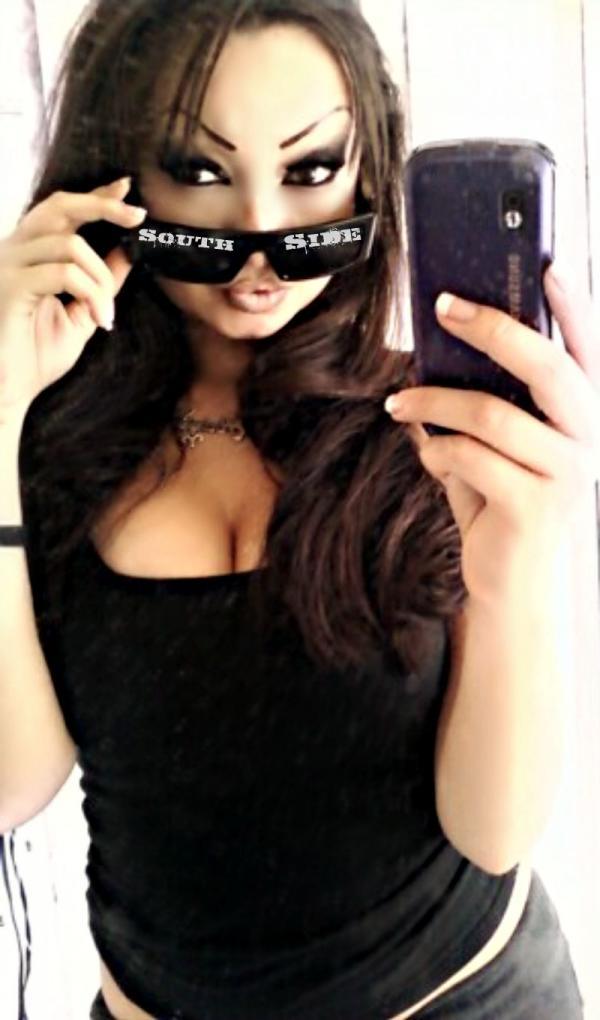 chicanalover88:  This chicana was from the old “Myspace” days, lol.  She was
