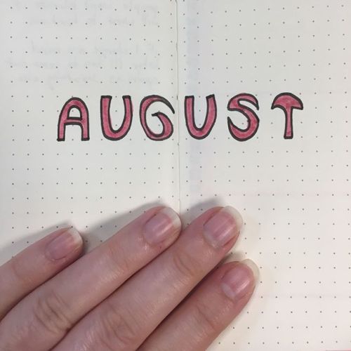 Happy August! Throughout this month I will doodle a mandala on my cover page. Can’t wait to see how