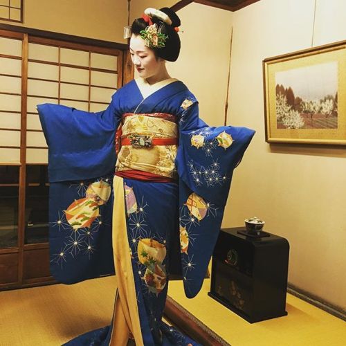 geisha-kai: Meeting a maiko Tomitae by @little.valleys on Instagram