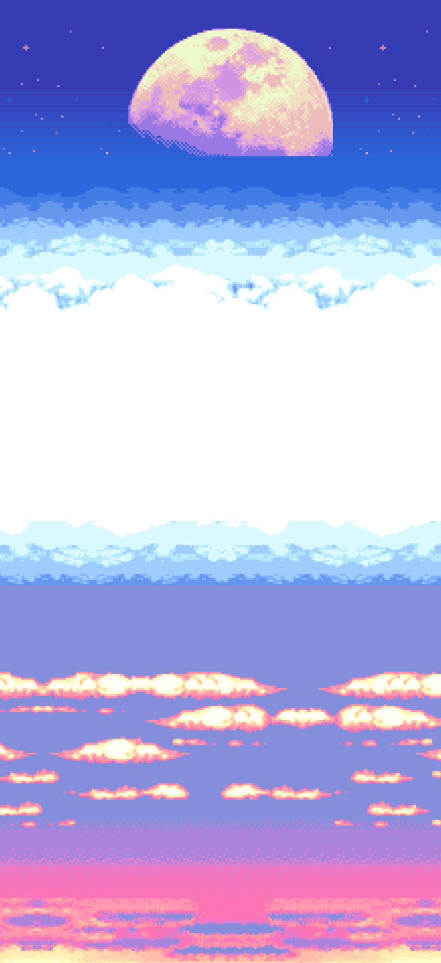 pixelscapes — ozumikan: 夕雨のおわり sunset after the rain