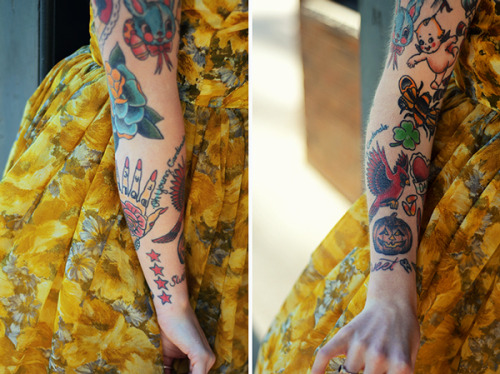 alxbngala:    Jessie Darling |Tattoos| by Courtney Reader  