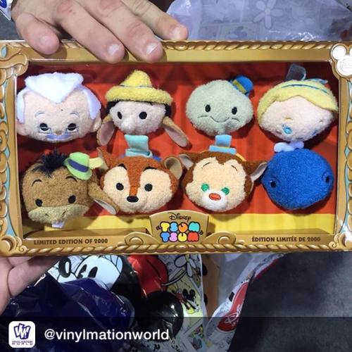 disneylifestylers: Repost from @vinylmationworld A look at the Pinocchio Tsum Tsum set released toda