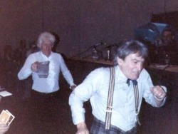 softclassicwho:  gwylock1:  potter-who-lock:  Patrick Troughton running away from Jon Pertwee during a water fight on set I am so done   this wasn’t on set it was at a convention  🌊🌊Soft classic who water fights🌊🌊