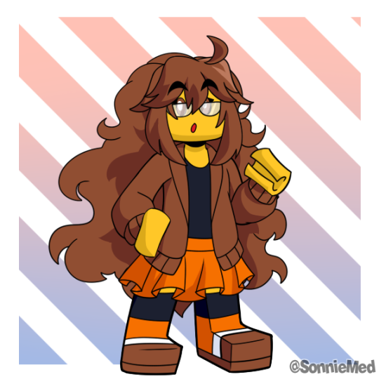 I used this Monkie Kid Oc Maker made by SonnieMed to make a oc for