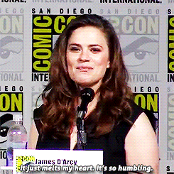 dailyhayleyatwell:Everyone knows the line that defined Peggy and it’s something that’s kind of touch
