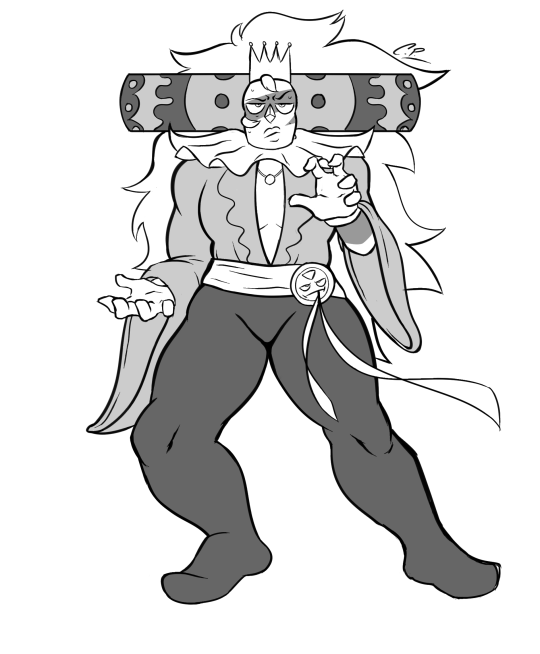 mechandra:  cabezotapequeno:  mechandra:  imagine: jasper cosplaying as king of the cosmos.     Who do you think would cosplay the prince, Mechandra? Reference taken from this image    wow, this is super cool! mmmm i’m sort of torn between either Steven