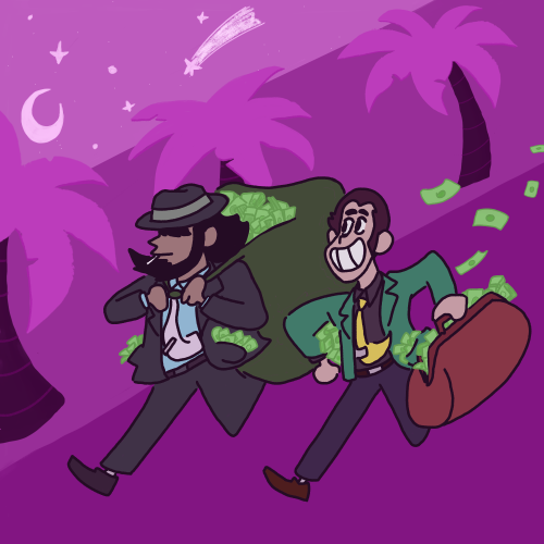 The opening of the Castle of Cagliostro when Lupin and Jigen rob the casino is great.