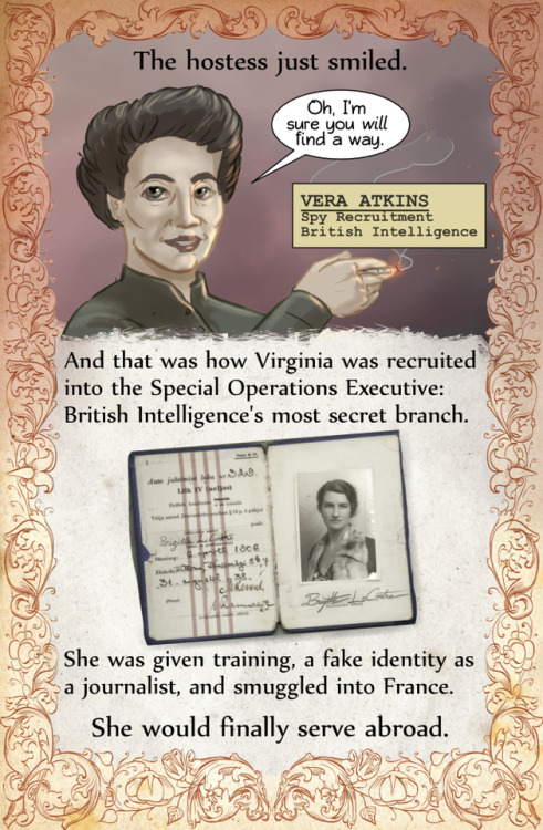 rejectedprincesses: Virginia Hall (1906-1982): The Most Dangerous Spy of All  Book 2 available 