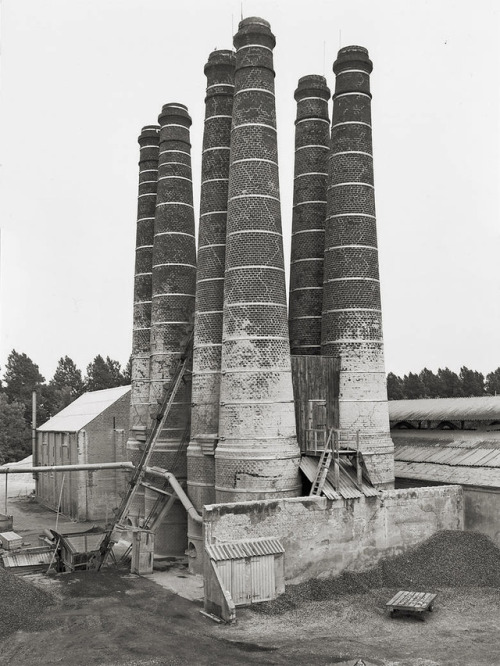 poetryconcrete: photo by Bernd and Hilla Becher, 1968, in Brielle, Holland.