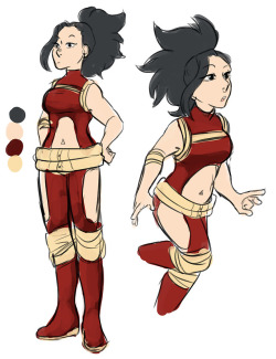 emberchii:okay so i get that this has been done like a billion times but i wanted to redesign yaomomos costume! tbh the main difference is that it covers more skin while still leaving the areas with the most fat open to create