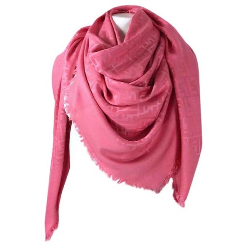 Pre-owned Fendi Silk Stole ❤ liked on Polyvore (see more pink shawls)