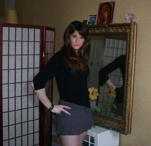 Nice skirt you fucking faggot