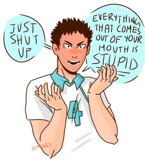 linhzard - oikawa shut your whore mouth