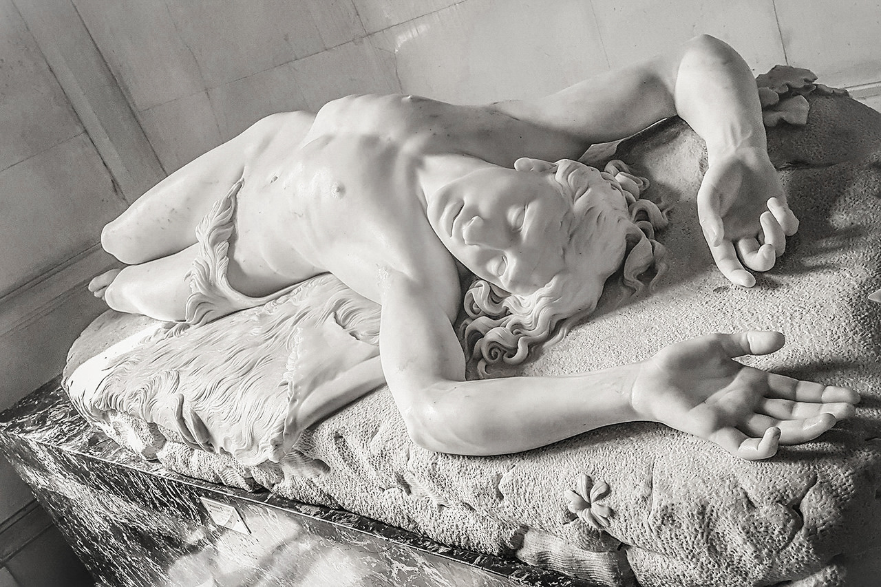 2seeitall:Dying Abel, Giovanni Dupre, Hermitage, St. Petersburg, Russia, 1842.  