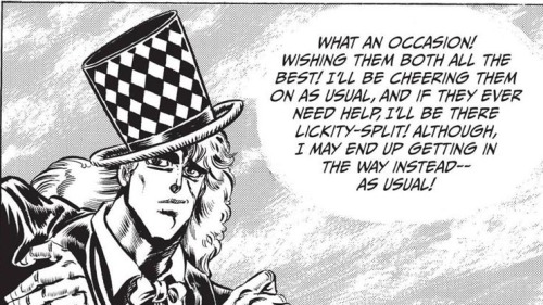 My Heart Clenched. I Just Realized Speedwagon Has Never Once Been Seen Smiling Out Of Happiness.
