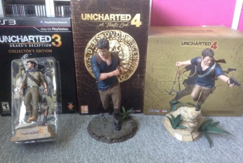 video-games-girls-play-to: My full Uncharted collection❤️ (July 2nd 2018)