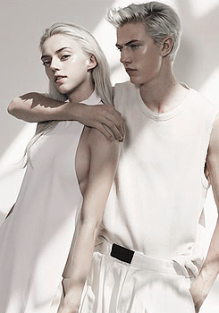 kamillamacaulay: Lucky Blue and Pyper America Smith for Harper’s Bazaar China