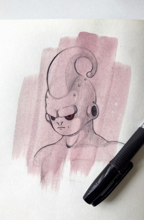 kid buu doodle