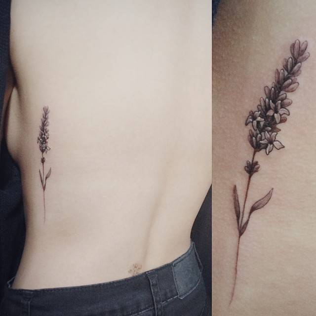 Simple Lavender Tattoo | TikTok