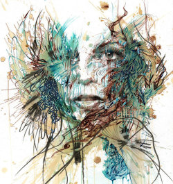 beautifulbizarremag:  Fly! by Carne Griffiths            