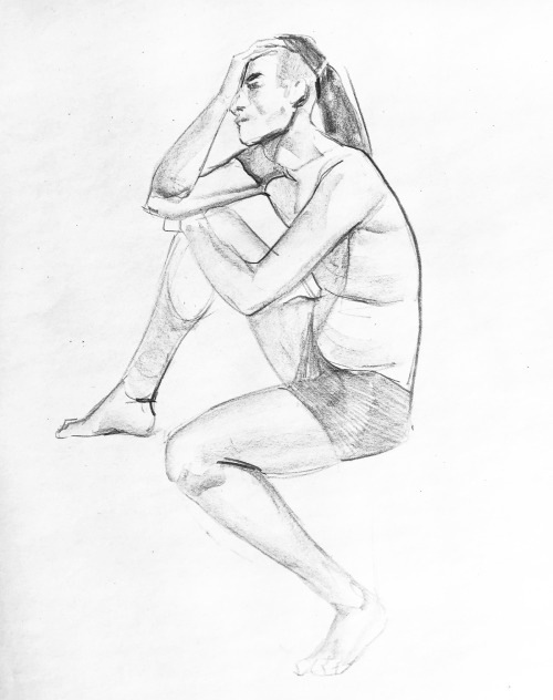 Just some sketches from life drawing sessions. 3mins and 15 mins poses