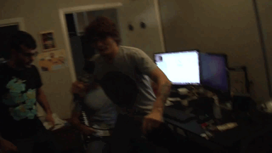 achievementt-teeth:  Ray and Michael become strippers (x)