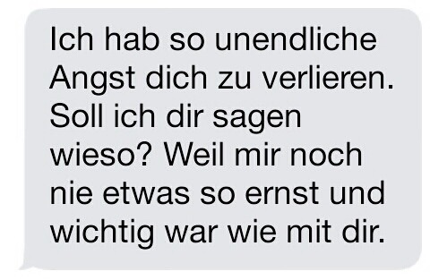Texte verlieren hab angst dich ich zu
