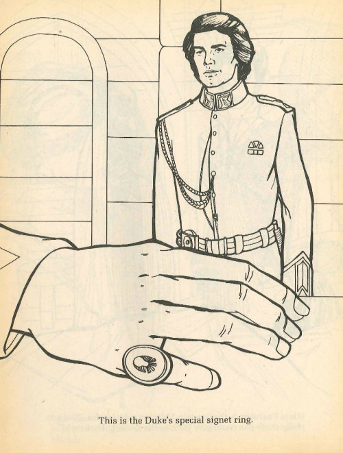 dunequotes:1984 Dune Movie Coloring Book Pages