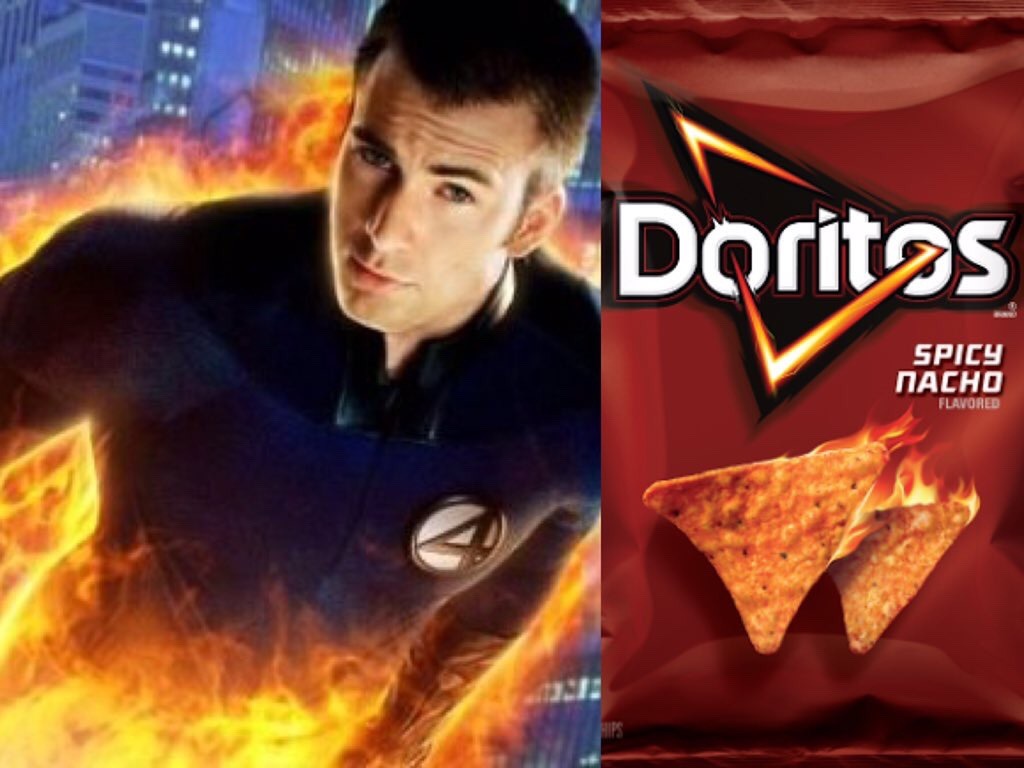 evanstanx:  Chris Evans as Doritos 