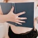 booksmadeofvelvet:🥀boobs stuck in a book or whatever they say 🥀 w/ the gorg @feelsnthoughts 