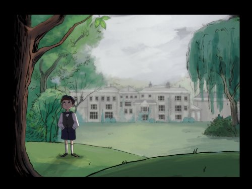 ((Mild spoilers for The Magnus Archives s4))Little Peter Lukas exploring the Lukas estate.  The lone