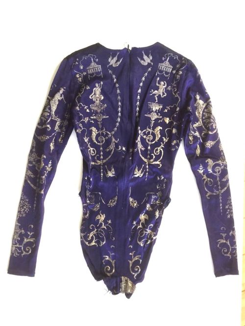 neonrendezvous: PRINCE Dancer “Diamond” Worn Body Leotard From the collection of a former employee