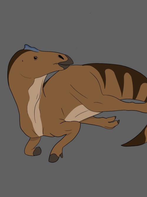 Figuring Out Digital Art With My Favorite Dinosaur, Edmontosaurus.