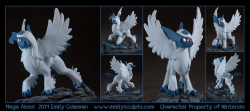 emilysculpts:  Commission - Mega Absol Please